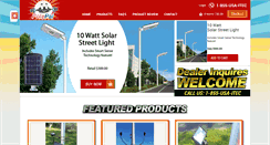 Desktop Screenshot of polepalsolarlightingsystem.com