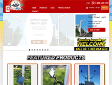 Tablet Screenshot of polepalsolarlightingsystem.com